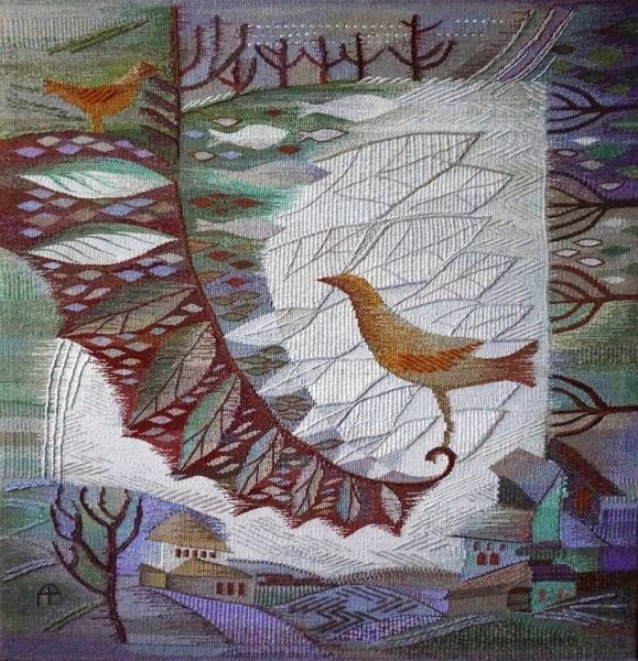 Декоративно-прикладное искусство ручное Ткачество гобелен