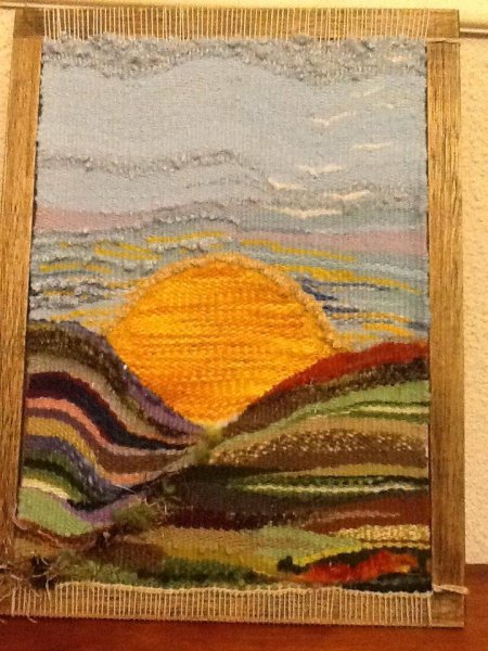 Панно в технике ручного ткачества