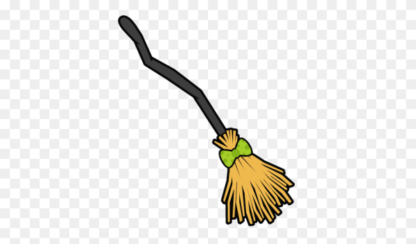 Метла на прозрачном фоне