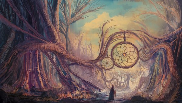 Ловец снов арт фэнтези