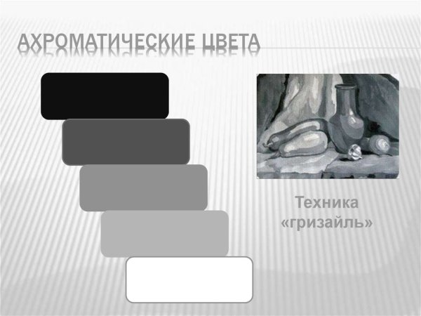 Ахроматические цвета портрет