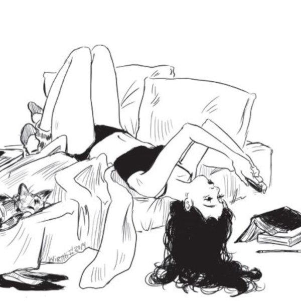 Смешные рисунки в постели