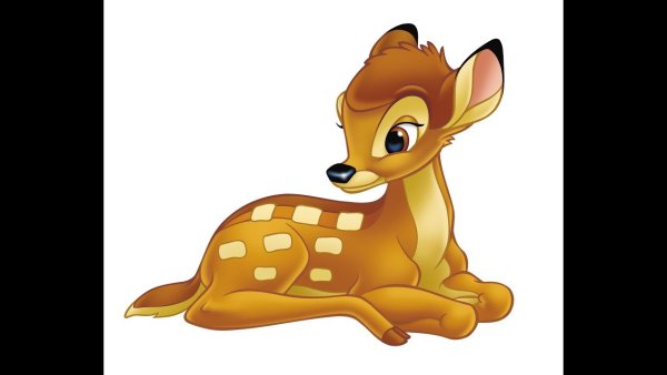 Оленёнок Бэмби для срисовки