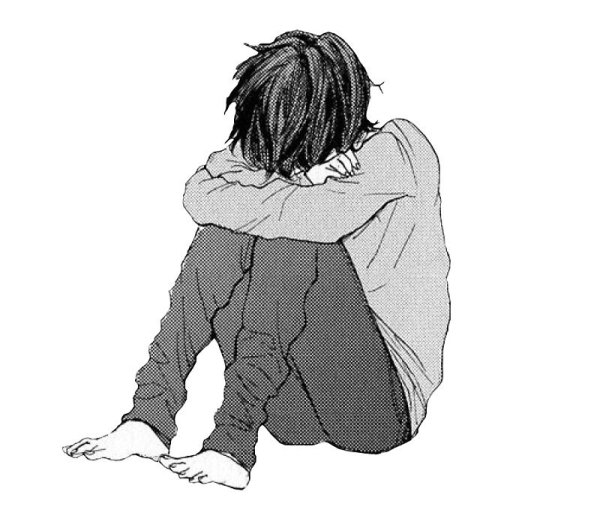 Девушка плачет рисунок карандашом