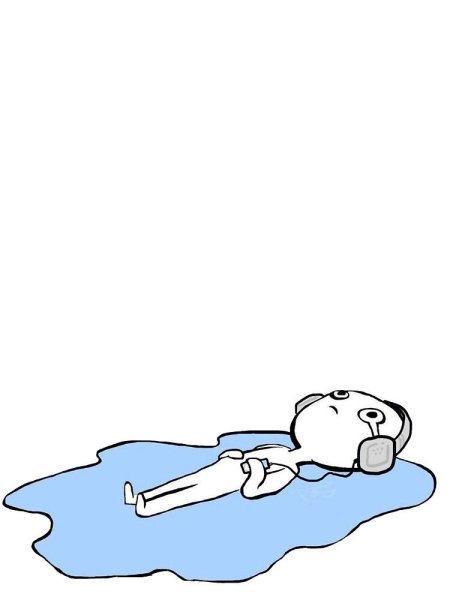 Набросок человека на колене