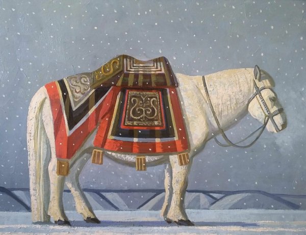 Луканси Семен художник лошадь