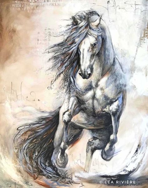 Якутская лошадка рисунок