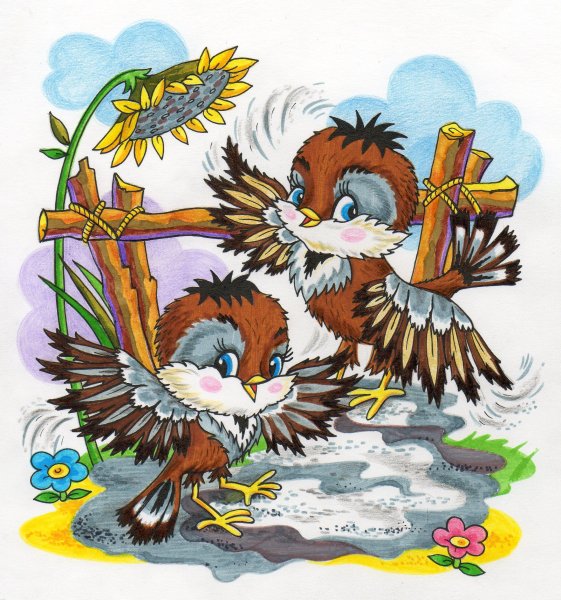 Взъерошенный Воробей