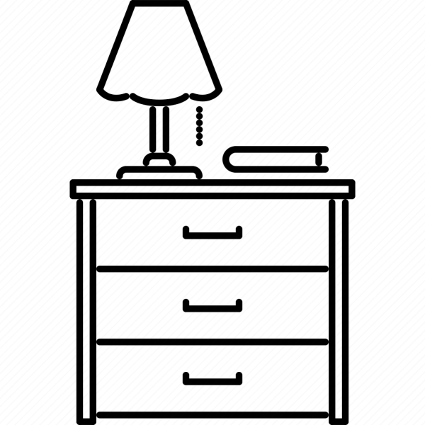 Комод в перспективе