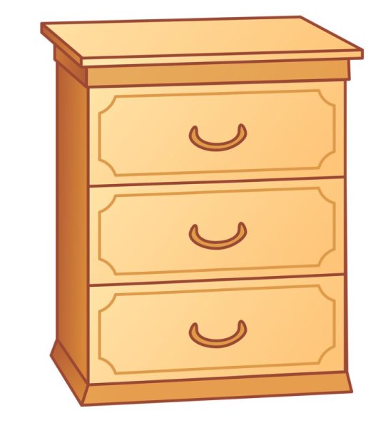 Тумбочка раскраска для детей