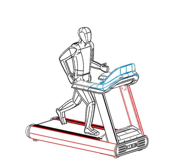 Раскраска Беговая дорожка