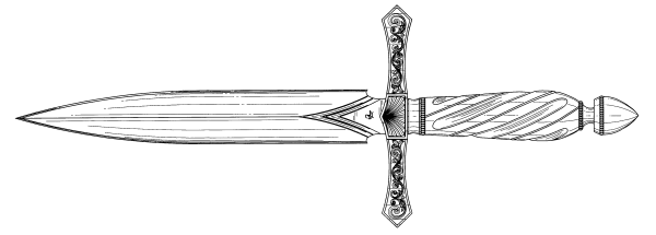 Кинжал рисунок