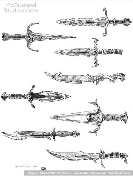 Рисунки на клинках ножей эскизы