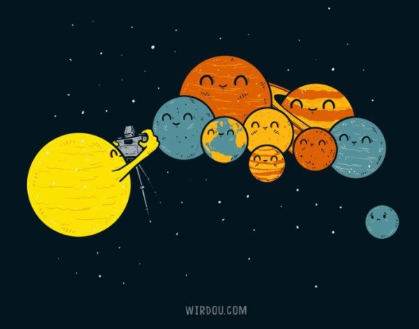 Солнечная система мультяшная