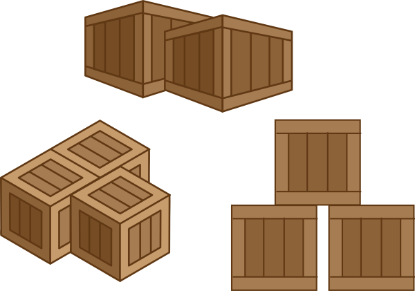 Ящик 2д вектор