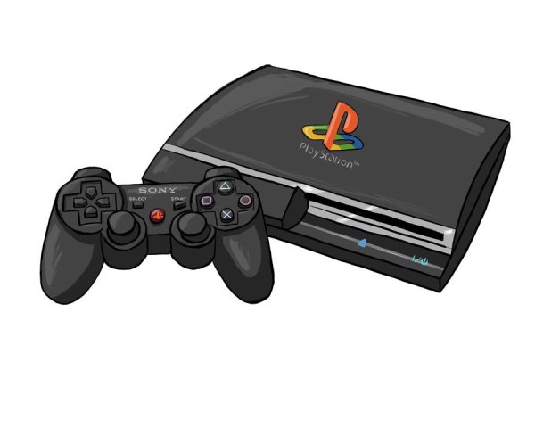 Нарисовать игровую приставку
