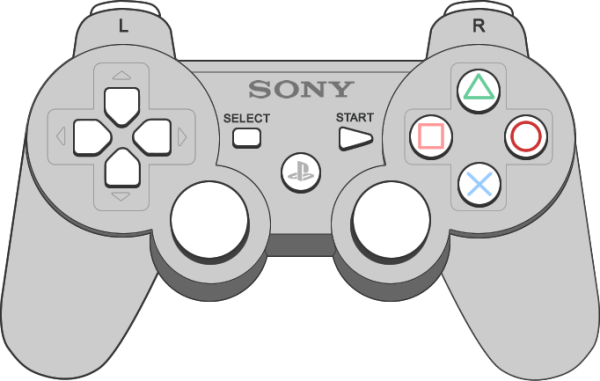 Джойстик ps5 вектор