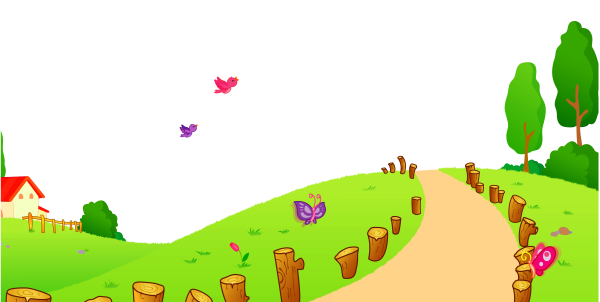 Тропинка на прозрачном фоне