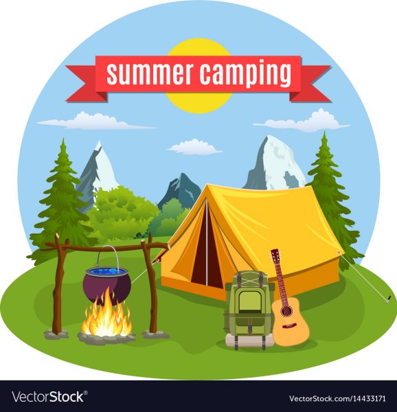 Эмблема палатка на турслет