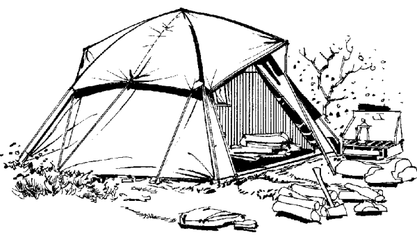 Палатка набросок