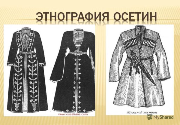 Осетинское платье рисунок