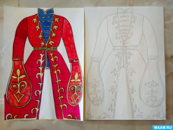 Осетинский национальный костюм детский