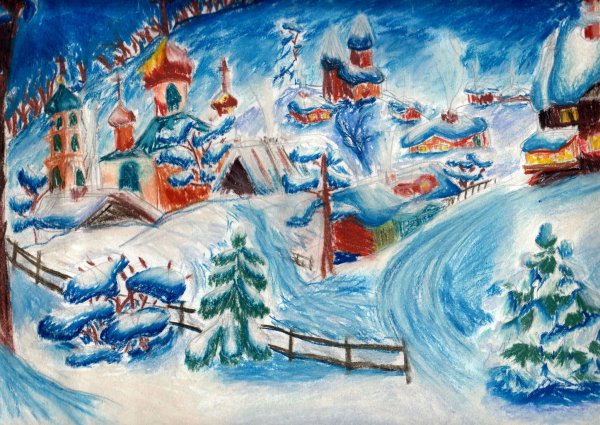 Рисунки на тему новый год и Рождество