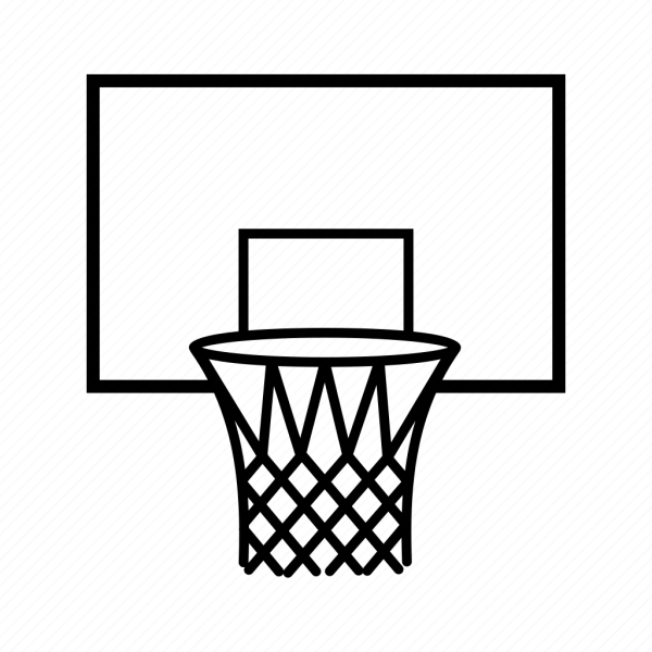 Баскетбольная корзина раскраска