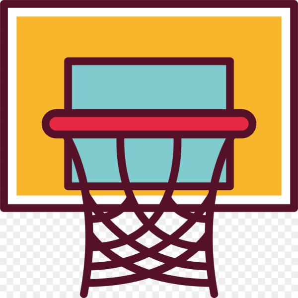 Баскетбольное кольцо значок