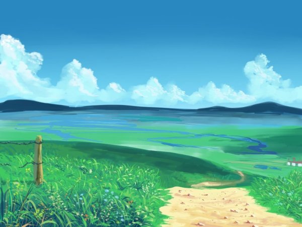 Аниме пейзаж