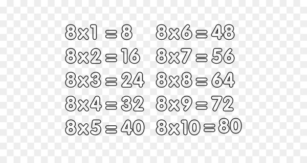 Трафарет умножение