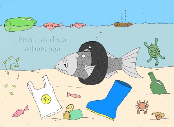 Проблема загрязнения океана рисунок