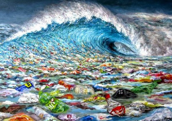 Картина загрязнения океана