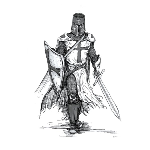Тамплиер тату эскиз