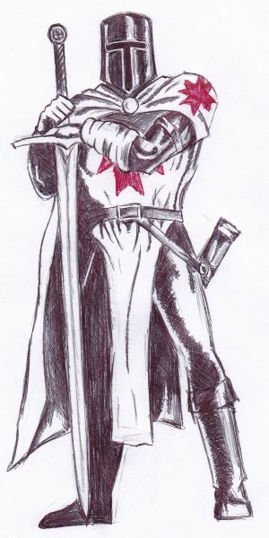 Рыцарь рисунок