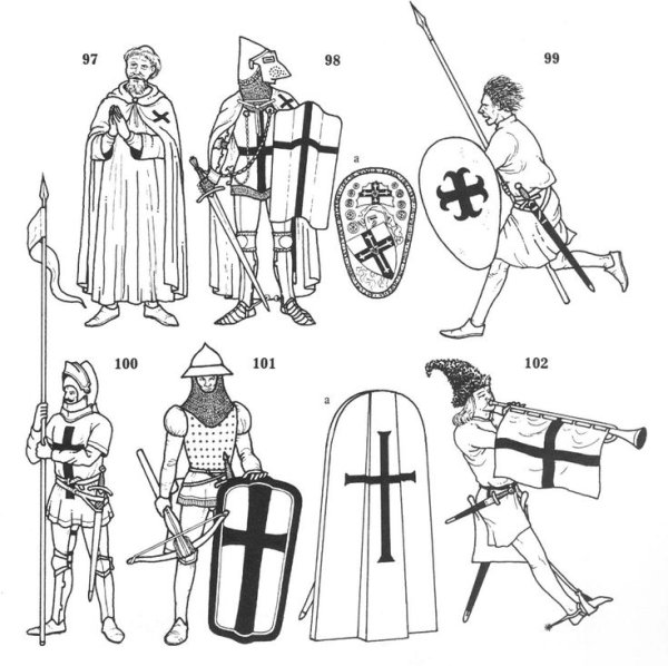 Вооружение рыцарей Тевтонского ордена