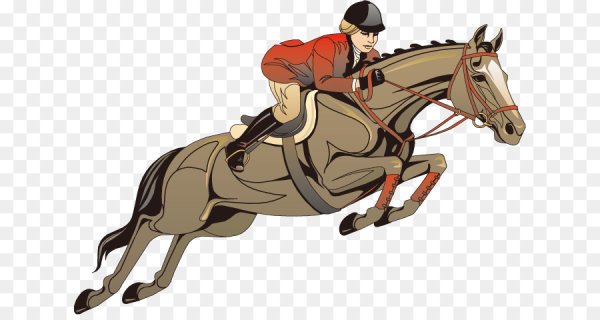 Всадник на прозрачном фоне