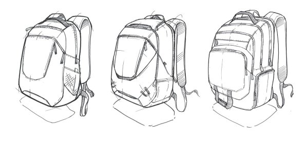 Рюкзак эскиз