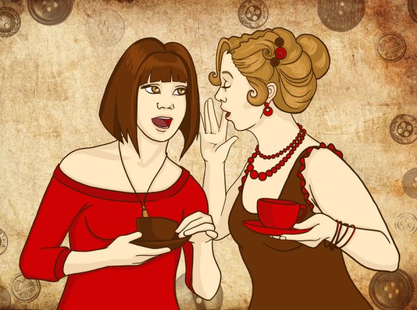 Сплетницы рисунок