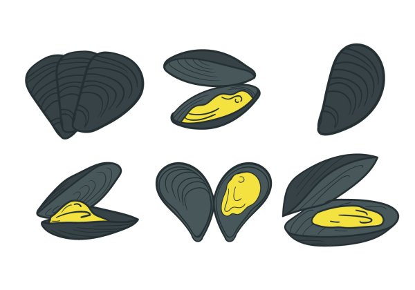 Устрица силуэт