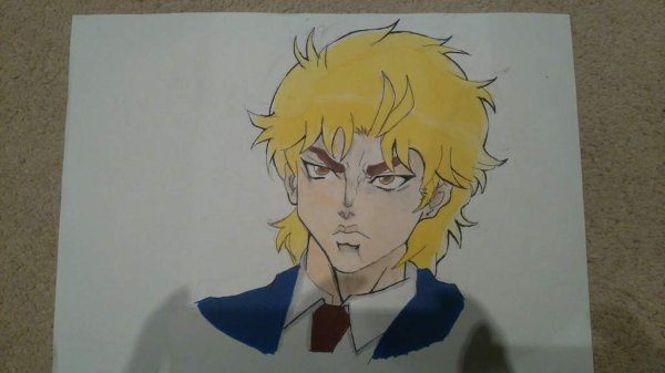 Нарисовать дио Брандо