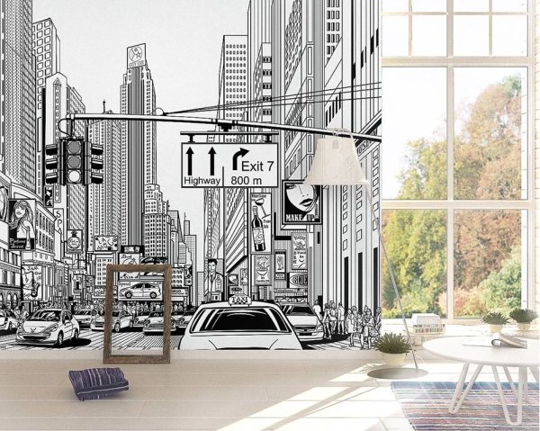 Раскраска антистресс город