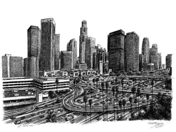 Город рисунок