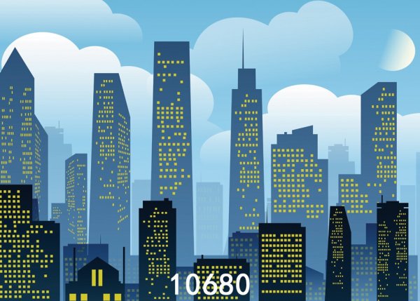 Мультяшный город