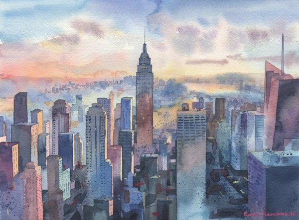 Стилизованный город