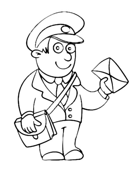 Профессии раскраски для детей