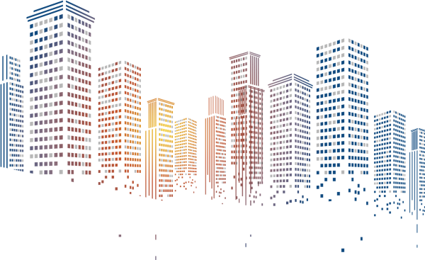 Небоскребы вид сверху