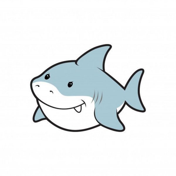 Акуленок иллюстрация