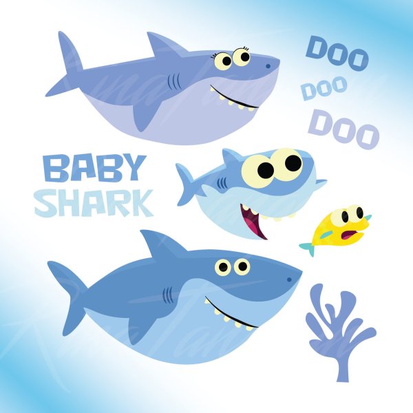 Baby Shark для рисования