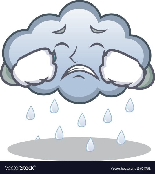 Облака плачет